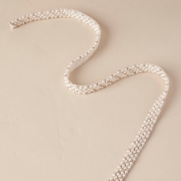 BHLDN Accessories - BHLDN pearl and crystal bridal belt